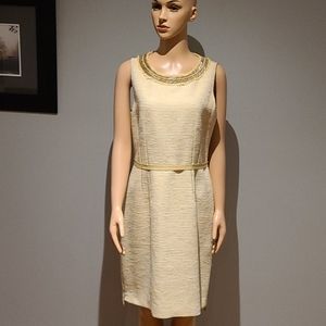 Elie Tahari textured sheath dress size 10